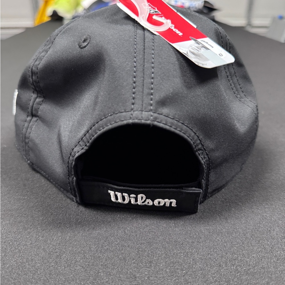 Wilson Staff Black Golf Hat with Embroidered Logo - Picture 3 of 4